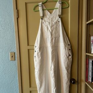 White Old Navy Overalls
